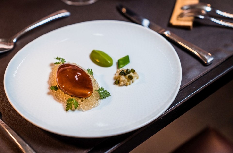 Glasierte Wachtelbrust